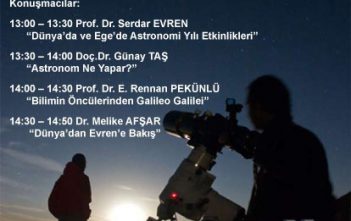 2009 Dünya Astronomi Yılı Ege Üniversitesi Açılışı